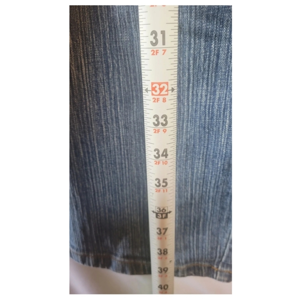 J Galt Shanghai Women's Jeans Blue Size Small Flared Bell Medium Wash Stylish - Picture 8 of 9
